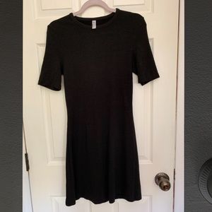 Heavy knit AA mini t-shirt dress